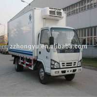 Japan brand 4x2 Mobile Food Freezer Van Refrigerator Truck For African Market