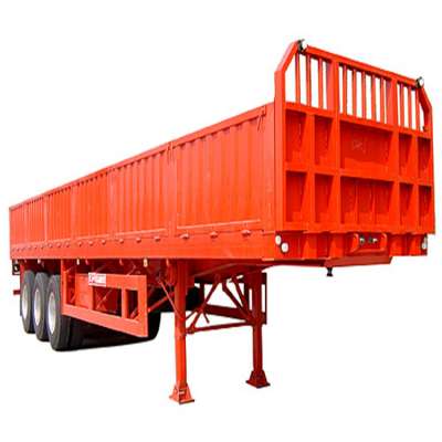 Hongyu 3 Axles High Side Cargo Semi Trailer Truck 40T Capacity hot  in Bangladesh Market