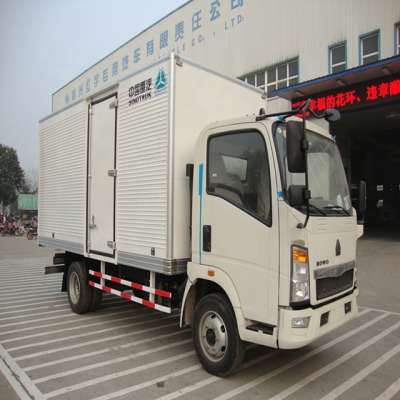 SINO TRUCK HOWO  5tons 6wheels Van Box Light Truck for Sale