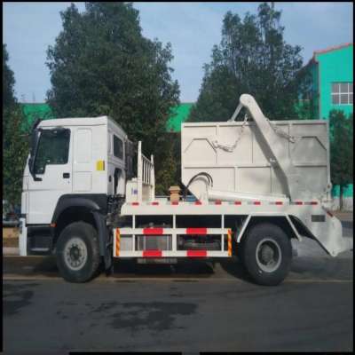 HOWO 4X2 Swing arm garbage Truck